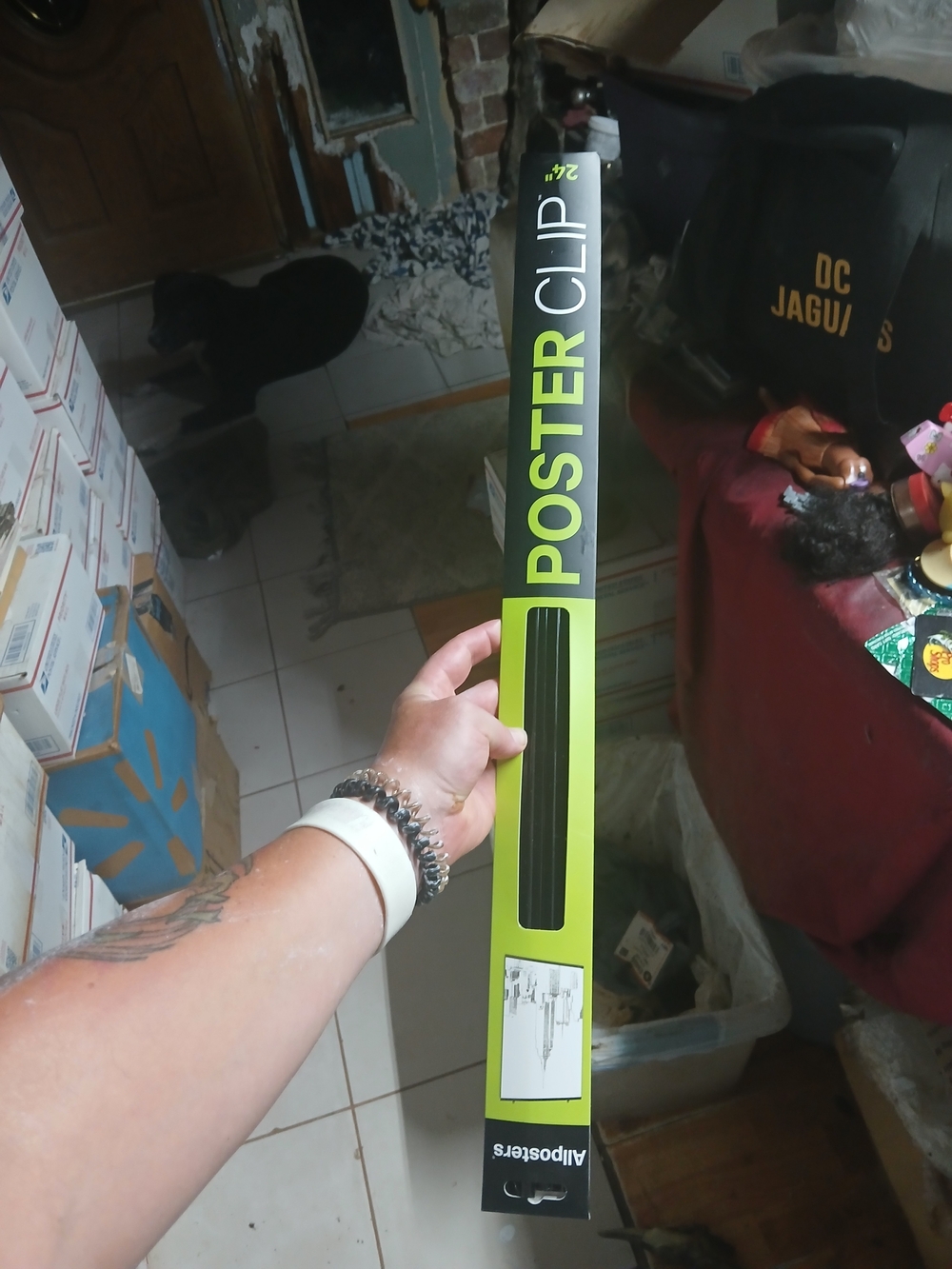 black and green packaged Trends International 24-inch Poster Clip